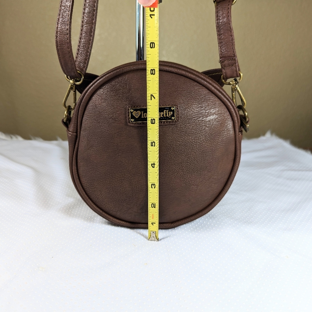 Loungefly Owl Face Round Crossbody Bag Purse EUC - Picture 3 of 9